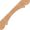 Ekena Millwork 3 1/2"W x 38"D x 38"H Olympic Smooth Knee Brace, Western Red Cedar BRC04X38X38OLY00SWR - alternate 3